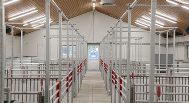 Ny innredning i Format-fjøset på Klepp