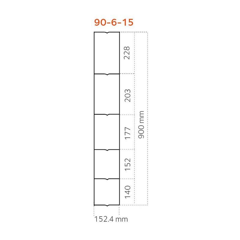 ARCELORMITTAL Netting 90-6-15 3/2 mm C4 100 meter | BondeKompaniet
