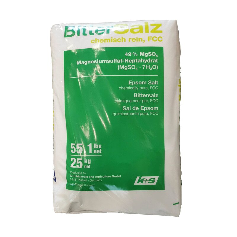 Epsom salt magnesiumsulfat 25 kg | BondeKompaniet