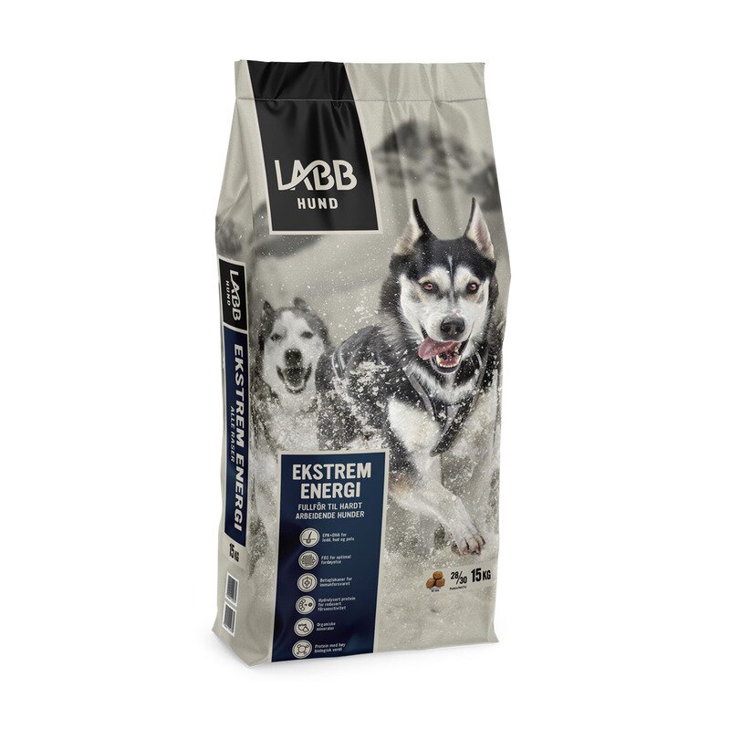 LABB Hundefor Ekstrem Energi 15 kg | BondeKompaniet