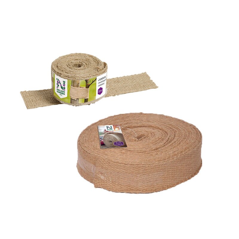 NELSON GARDEN Jutebånd natur bredde 6 cm BondeKompaniet