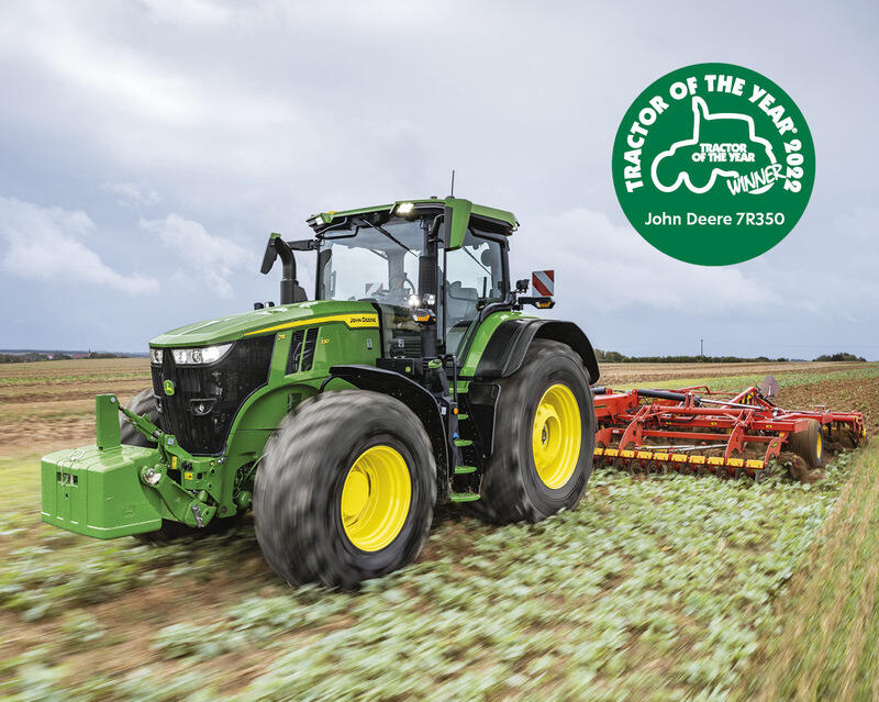 John Deere 7R350 er kåret til "Tractor of the year 2022"