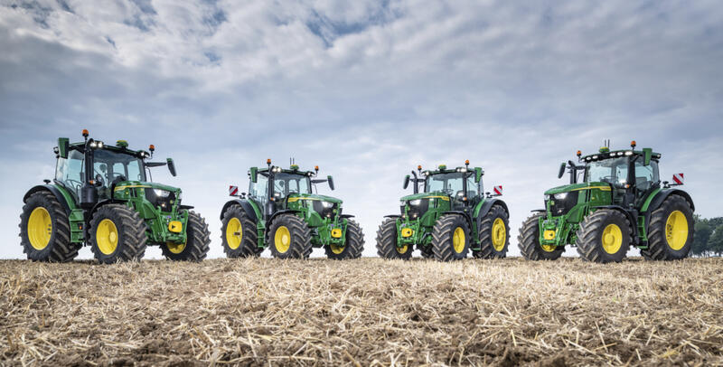 Lansering av fire nye modeller i John Deere 6R-serien.
