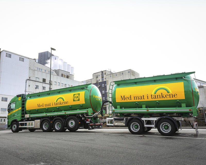 Slutt på papirbruk ved levering av kraftfôr i bulk.