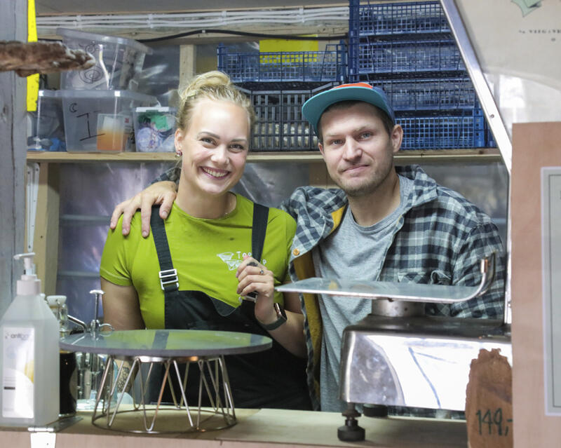 Ingrid Sandvik og Joakim Skarpsno Aarrestad.