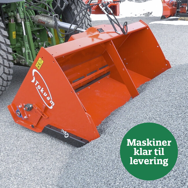 Vi har maskiner klare til levering.