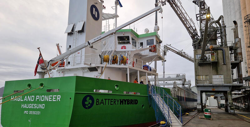 M/V Hagland Pioneer - hybridskip med grønn teknologi.