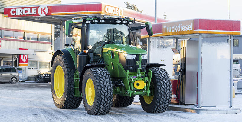 Vinterkamapnje på anleggsdiesel!