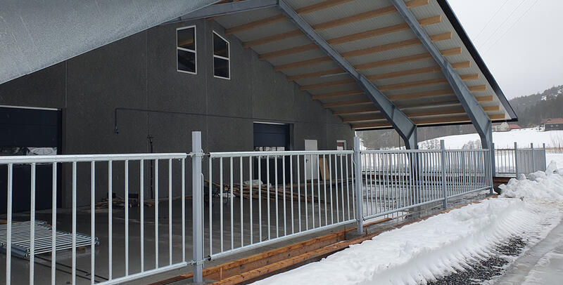 Nytt  VMS melkefjøs på Evje!