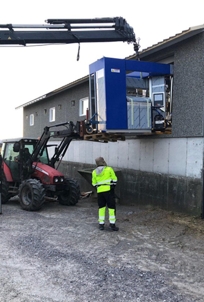 Felleskjøpet Rogaland Agder har levert nytt påbygg til vms-løsdriftsfjøs til Sofie Nærland og Kasper Kløvjan på Nærbø i Rogaland.