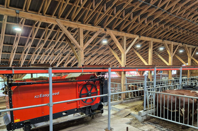 FKRA har levert utatyr til nytt VMS melkefjøs hos Jørn Strand i Vindafjord kommune.