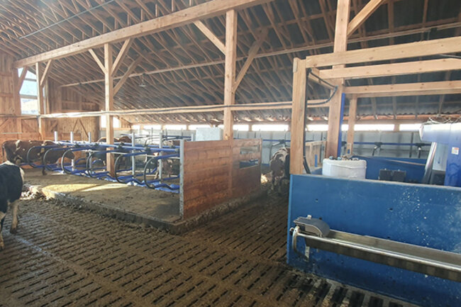 FKRA har levert utatyr til nytt VMS melkefjøs hos Jørn Strand i Vindafjord kommune.