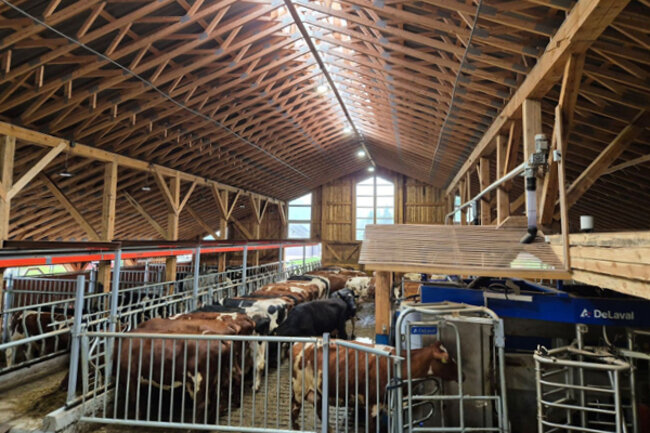 FKRA har levert utatyr til nytt VMS melkefjøs hos Jørn Strand i Vindafjord kommune.