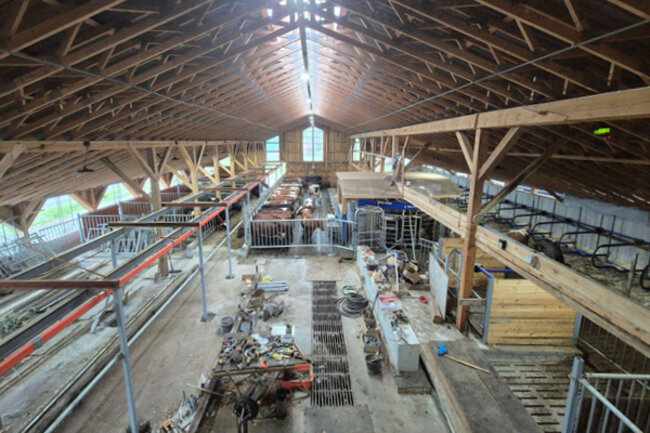 FKRA har levert utatyr til nytt VMS melkefjøs hos Jørn Strand i Vindafjord kommune.