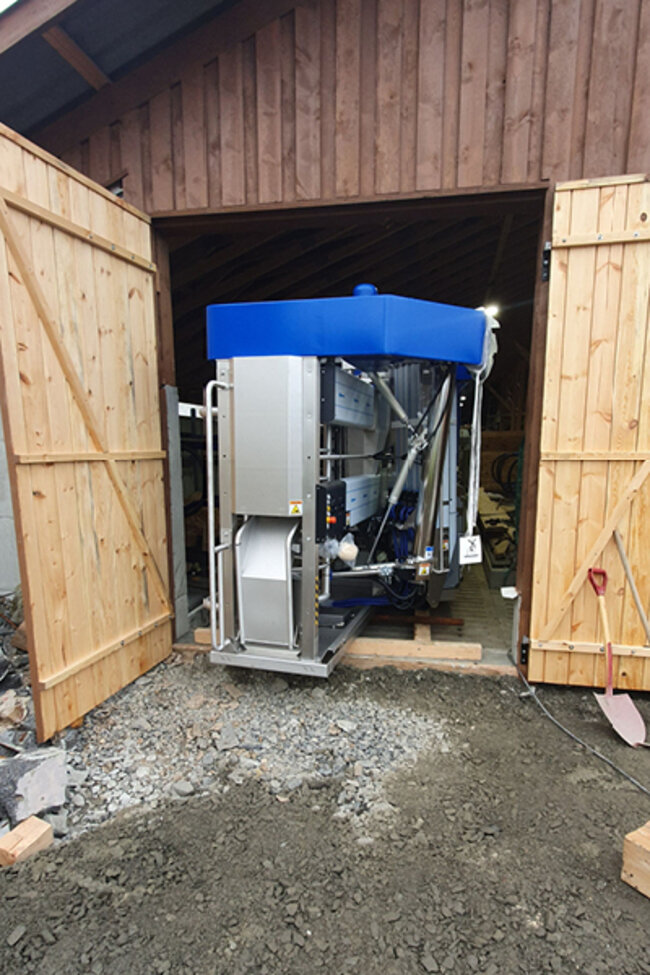 FKRA har levert utatyr til nytt VMS melkefjøs hos Jørn Strand i Vindafjord kommune.