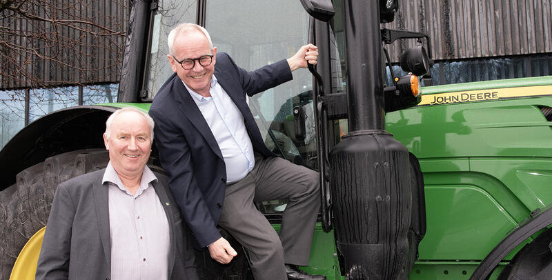 Bånn gass: Året 2024 gav grunn til å smila for Sveinung Svebestad og Per Harald Vabø.