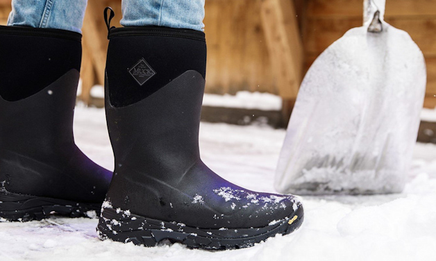 MUCKBOOT Neoprenstøvel svart herre Arctic Grip Ice Mid | BondeKompaniet